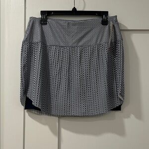NWT Lucky in Love Navy and White Golf Skirt, Size Large (12)